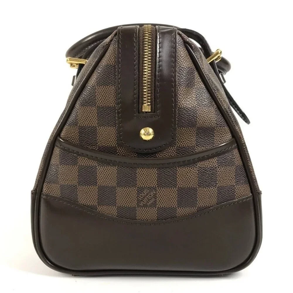 LOUIS VUITTON N52000 Damier Berkeley Bag Hand Bag Damier Canvas Ebene Brown - Picture 5 of 16